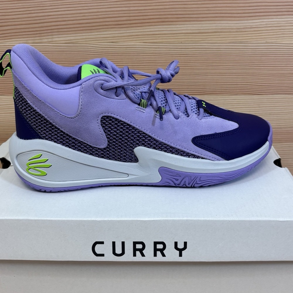 Under Armour RETIRED Curry 3Z 25 SDE Men Basketball Shoes Purple Sz 10.5 Sneaker